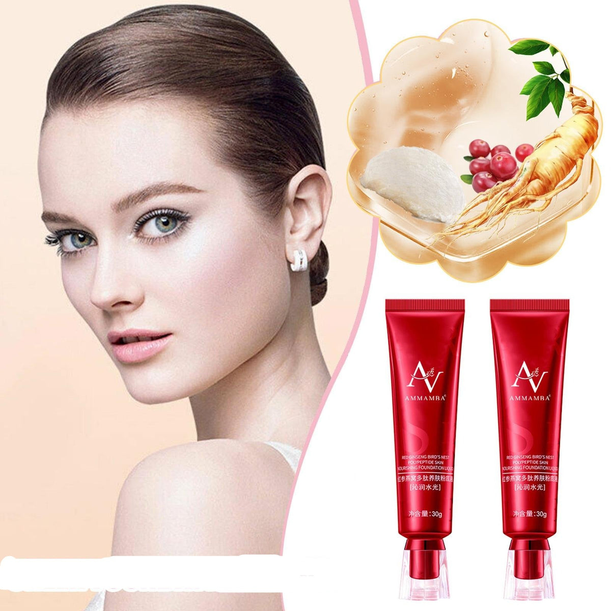 Fond de teint liquide Red Ginseng