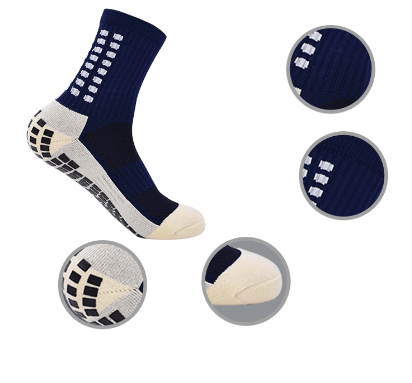 Chaussettes de football antidérapantes