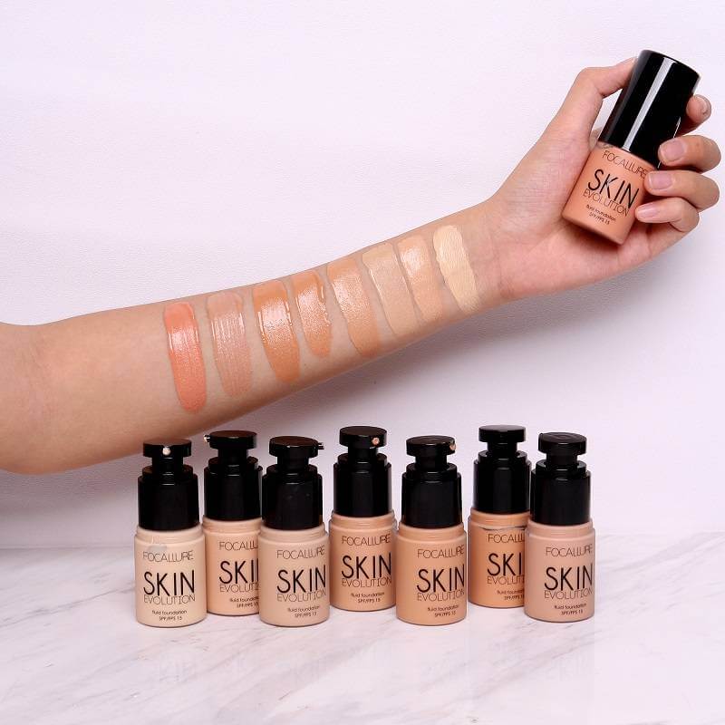 FOCALLURE | Base Face Fond de teint liquide
